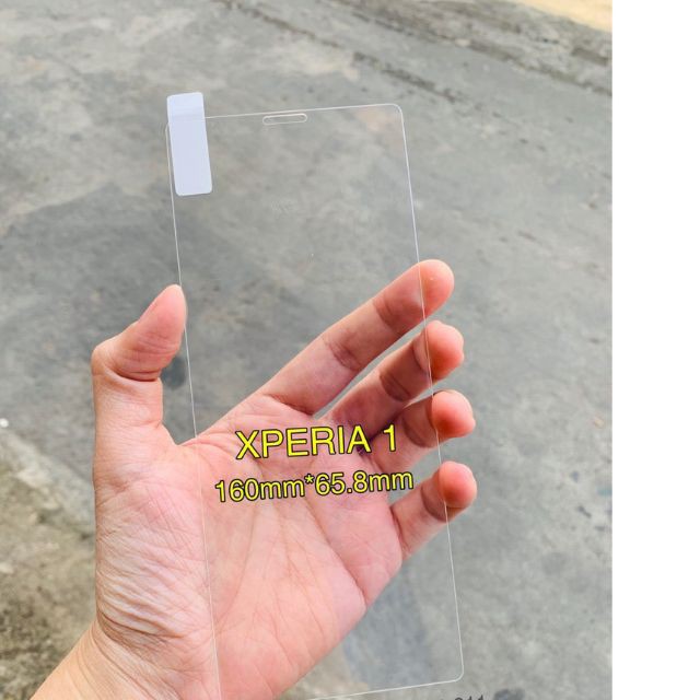 Cường lực Sony xperia 1/ Sony xperia 1 mark 2 trong suốt cong viền full viền