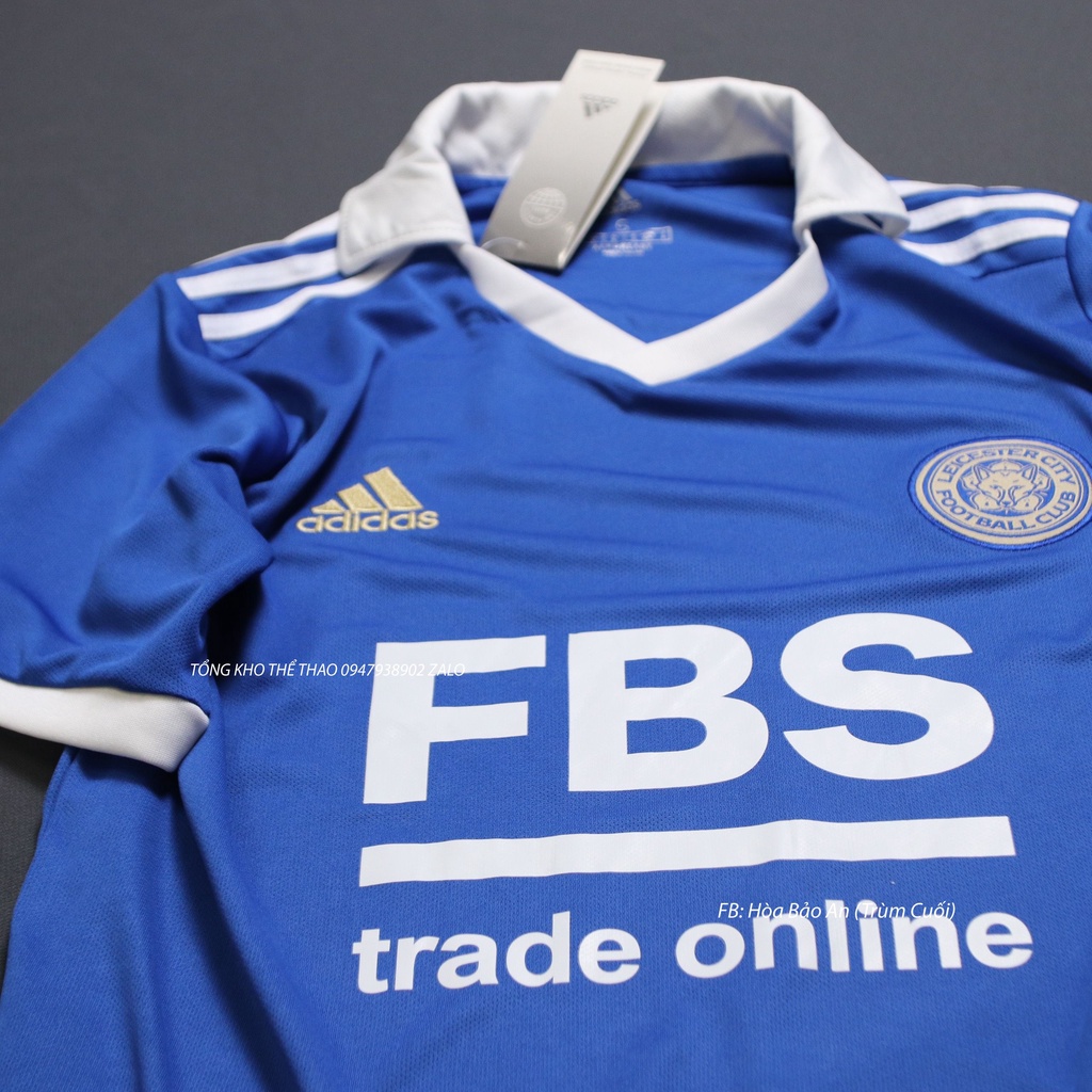 Áo Bóng Đá Câu lạc bộ Leicester City sân nhà mùa giải 2022-2023, Vải  thái chuẩn áo thi đấu phom 43-90kg