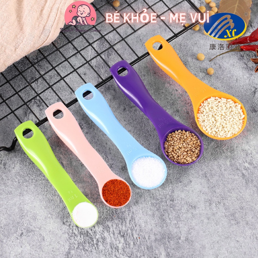 Bộ 5 thìa đo lường, định lượng.