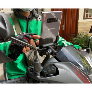 Kẹp Đt trên xe máy Motowolf