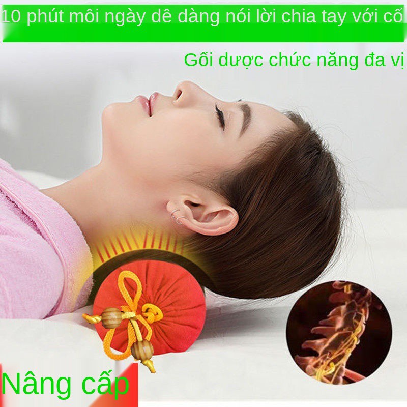 Gối kê cổ, Cassia, thoái hóa đốt sống cổ đặc biệt, cứng, Mất ngủ, vỏ kiều mạch, ngủ cho người lớn