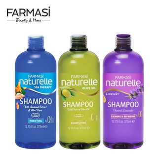 [OSL] Bộ 3 Dầu Gội Chiết Xuất Olive & Khoáng Biển & Lavender Farmasi 375ml/chai (G-SOL)
