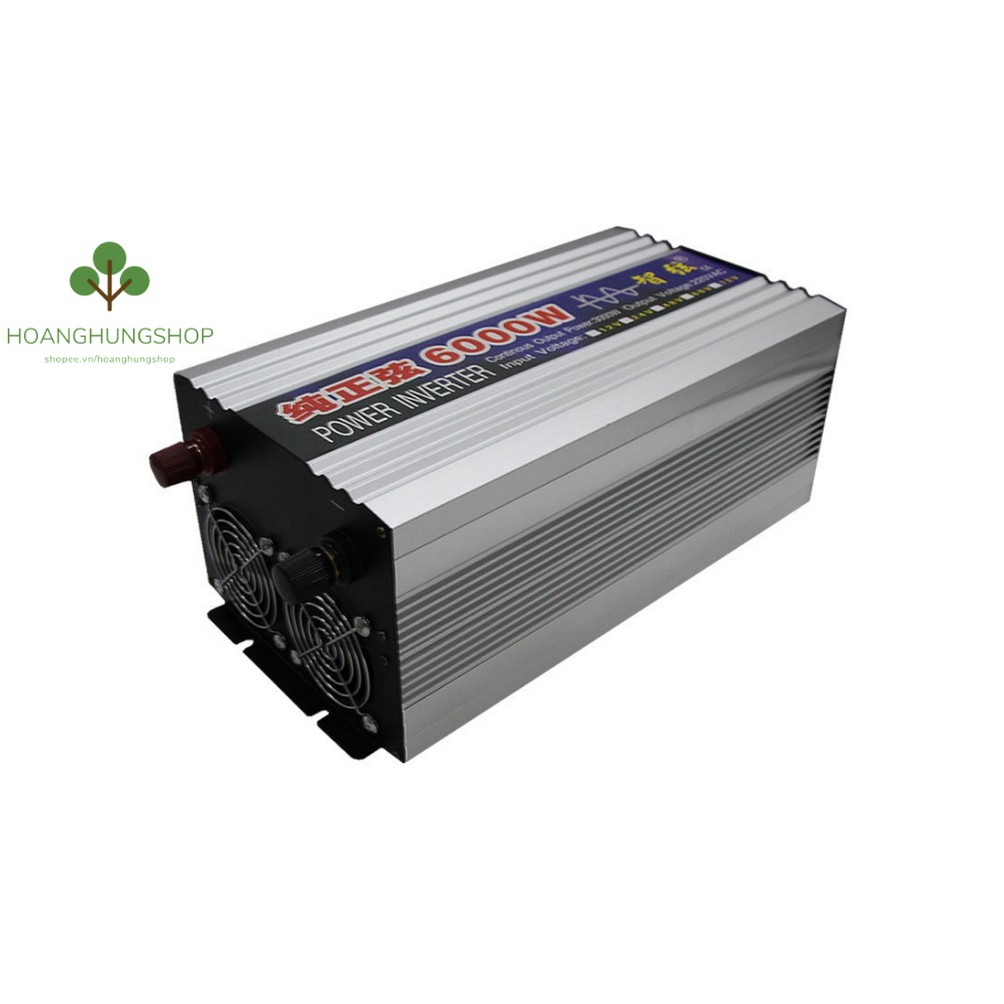 Bộ đổi nguồn inverter 24V lên 220v 6000W