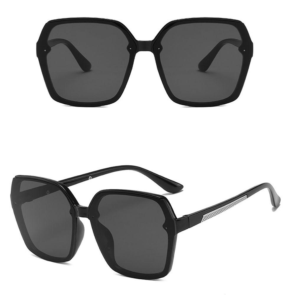 Kính Mát Gọng Vuông Chống Bức Xạ Chống Bức Xạ Phong Cách Hàn Quốc Cho Nam Và Nữ