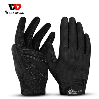 [Fulfilled by Shopee]WEST BIKING găng tay đi xe máy găng tay unisex chống nắng thoáng khí hoạt động ngoài trời