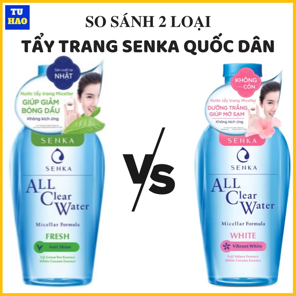 Nước tẩy trang dưỡng trắng Senka All Clear Water Micellar Formula White 230ml | BigBuy360 - bigbuy360.vn