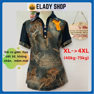 Áo trung niên ⚡GIÁ SỈ⚡Áo kiểu trung niên cho mẹ hàng Quảng Châu cao cấp vải 3d đẹp nhẹ, mịn mát, không bị xù