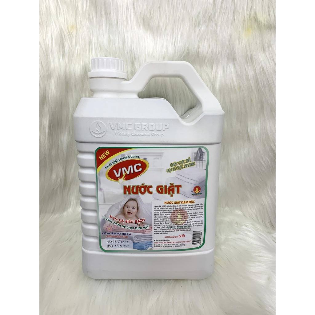 Nước giặt VMC - Giặt sạch vết bẩn cứng đầu, giúp quần áo thơm lâu