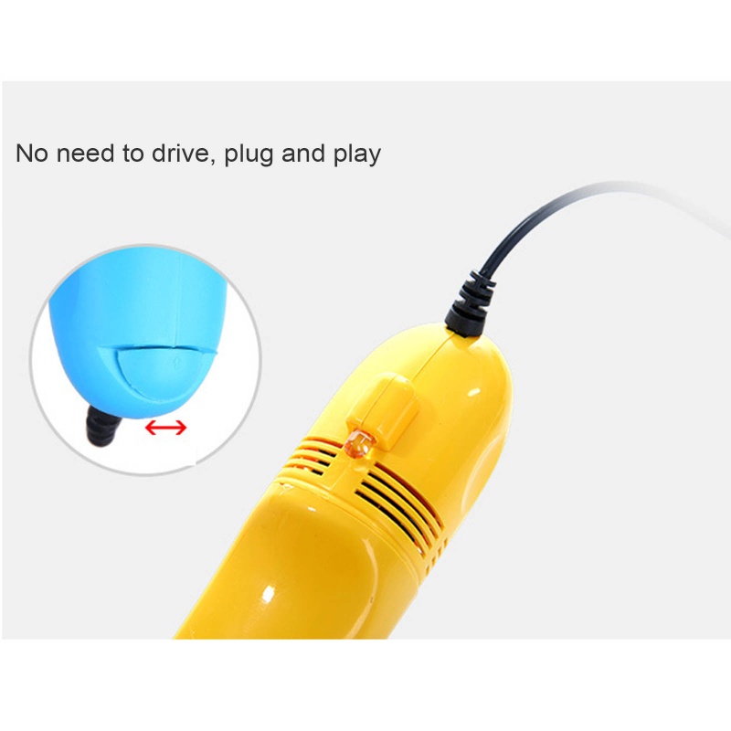 Máy Hút Bụi Bàn Phím Máy Tính / Xe Hơi Mini Kết Nối USB Tiện Dụng
