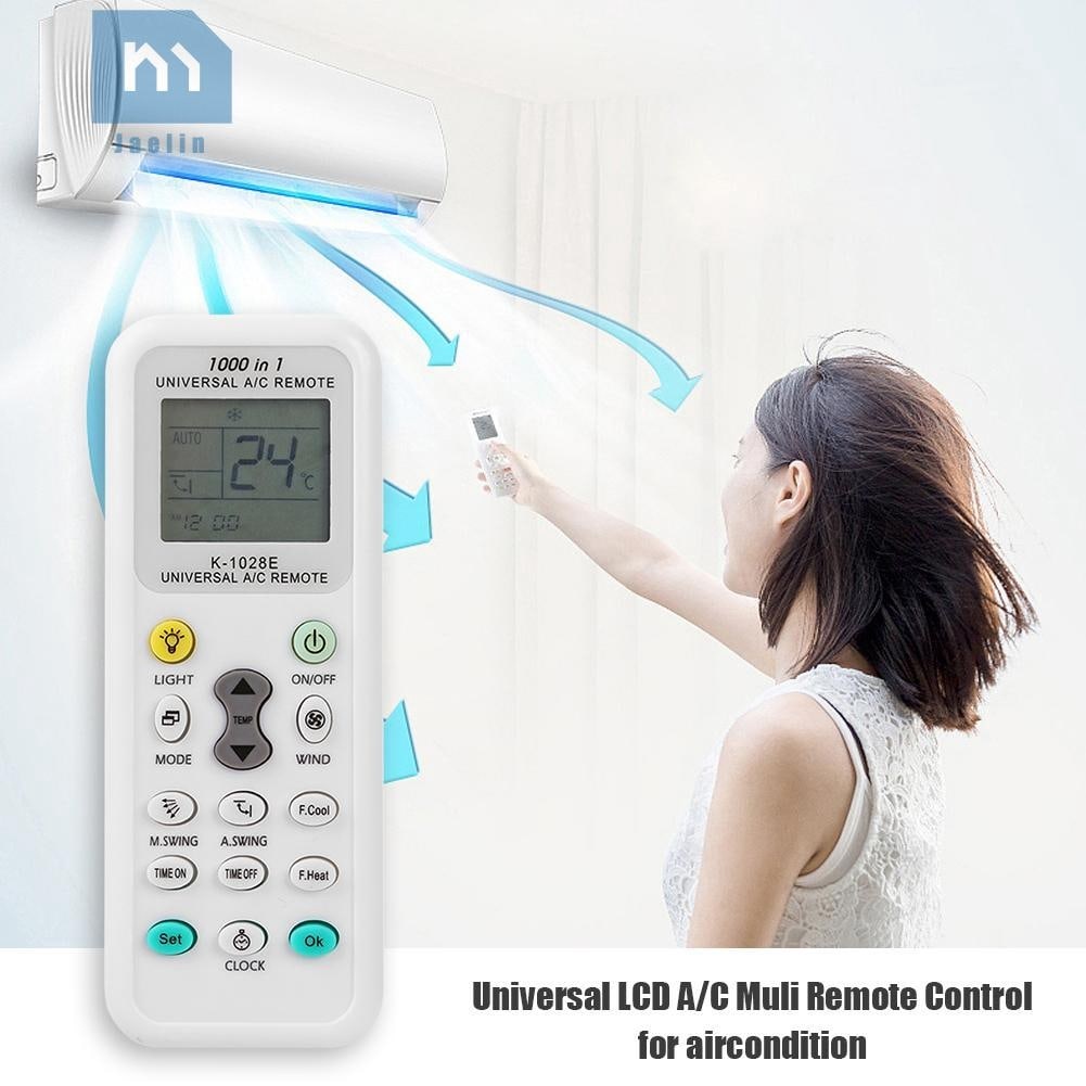 REMOTE ĐIỀU KHIỂN MÁY LẠNH ĐIỀU HÒA ĐA NĂNG K-1028E DÙNG PIN CÓ ĐÈN LED CHIẾU SÁNG TƯƠNG THÍCH HƠN 1000 LOẠI MÁY