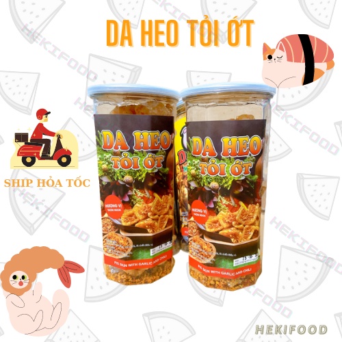 Da heo chiên giòn tỏi ớt 160g - Ăn vặt Heki | BigBuy360 - bigbuy360.vn