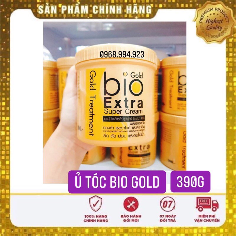 Ủ TÓC BIO GOLD EXTRA SUPER CREAM PHỤC HỒI SIÊU MƯỢT 390g