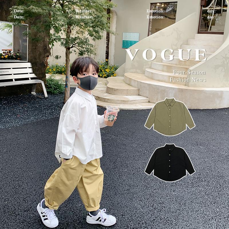 Áo Sơ Mi Tay Dài Phong Cách Hàn Quốc Thời Trang Cho Bé