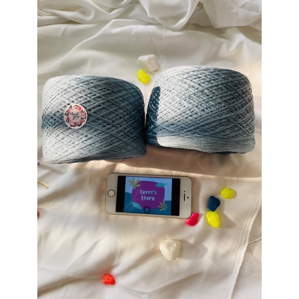 Sợi Lụa Nhật 100% Silk - Sợi chập  - Sợi rất mền bóng, siêu nhẹ và mát dùng đan móc sản phẩm mùa hè