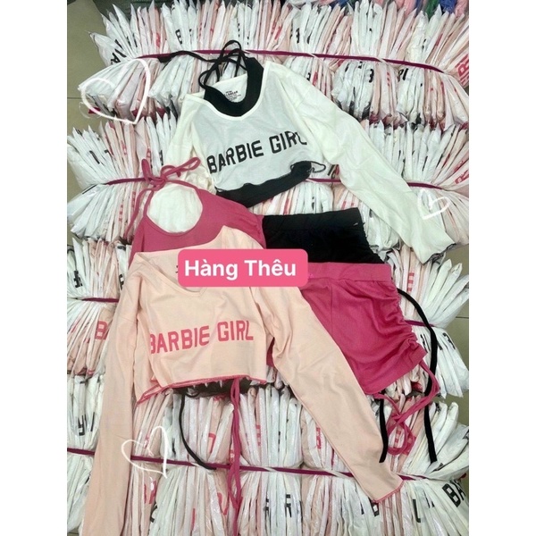 Set áo và tập gym ba món hai màu ☘️☘️☘️Ly alohashop91