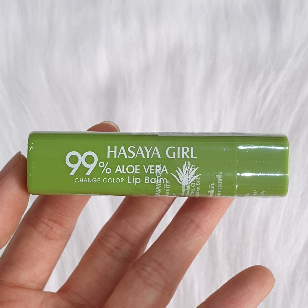 Son dưỡng môi Nha đam Hasaya Girl Aloe Vera 99% Thái Lan