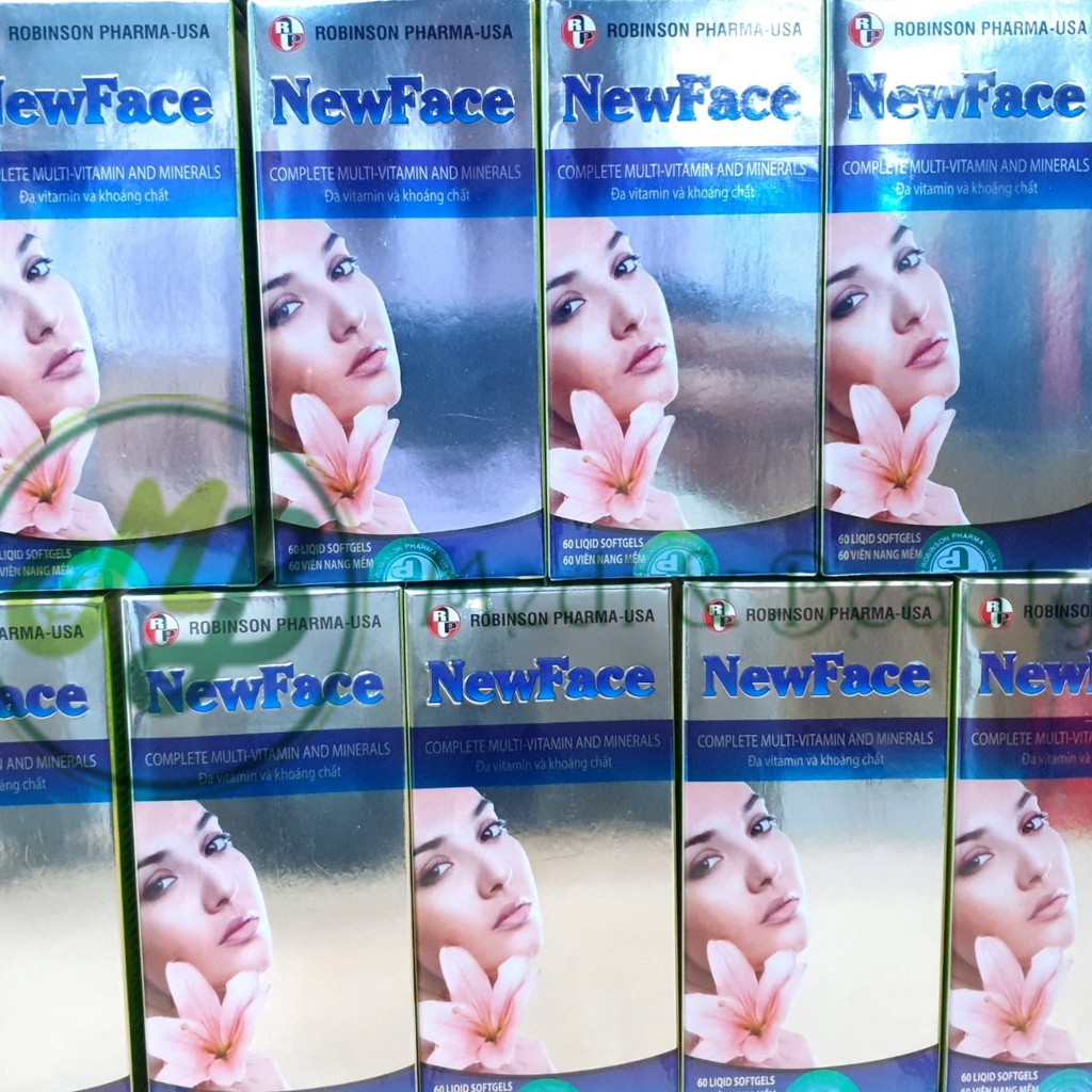 Viên uống bổ sung Sắt ,DHA, Vitamin và Khoáng Chất , Cân bằng nội tiết tố - NEWFACE -  MediBeauty Lọ 60 viên | Thế Giới Skin Care
