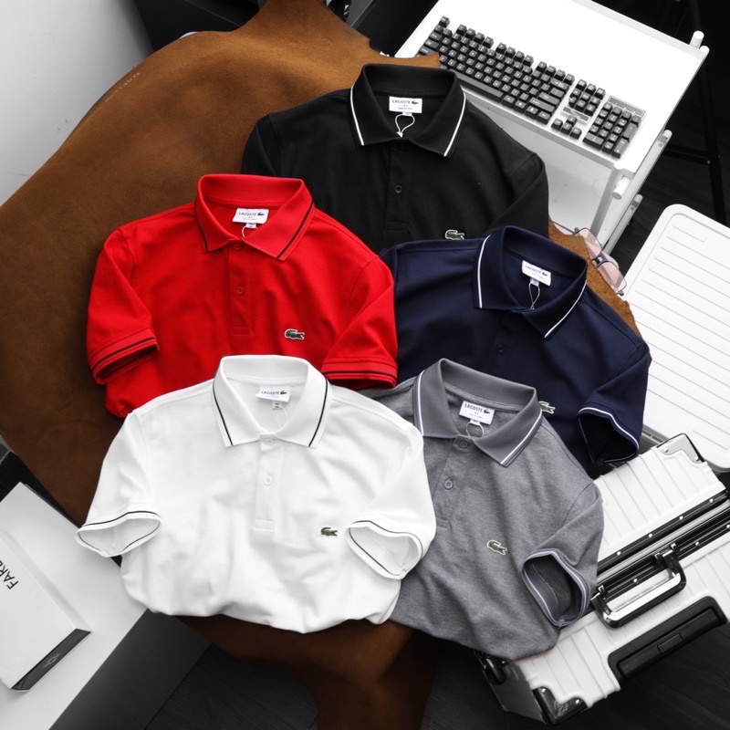 Áo thun nam polo có cổ - 100% thun cotton co giãn 4 chiều