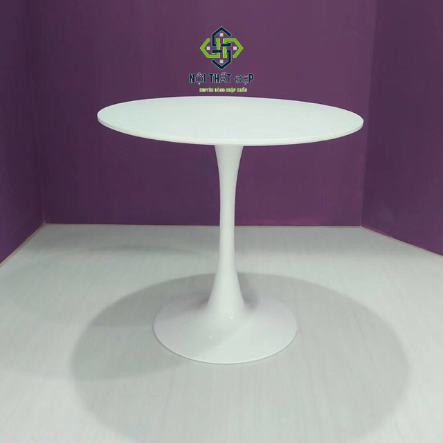Bàn cafe Tulip mặt tròn 60cm cao 75cm hàng loại 1