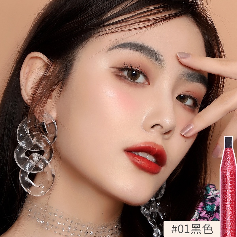 Bút Chì Kẻ Lông Mày TIK TOK Chống Nước Chống Mồ Hôi Không Phai Màu Sắc Tự Nhiên Lâu Trôi