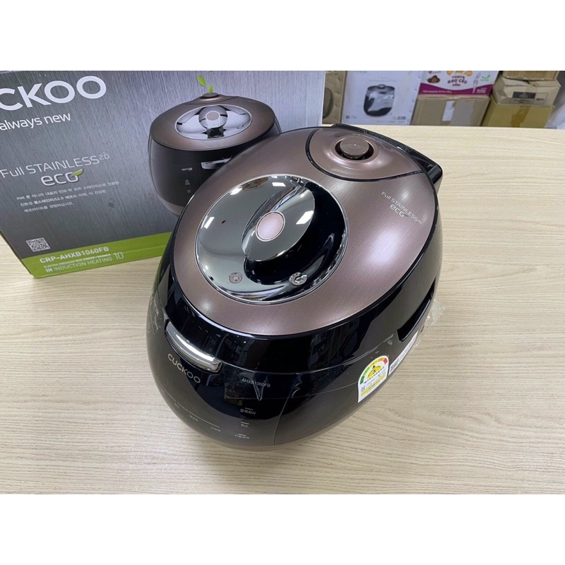 NỒI CƠM ĐIỆN CUCKOO CAO TẦN CRP-AHXB1060FB 1.8L NỘI ĐỊA HÀN QUỐC_10 người[Hàng Chính Hãng]