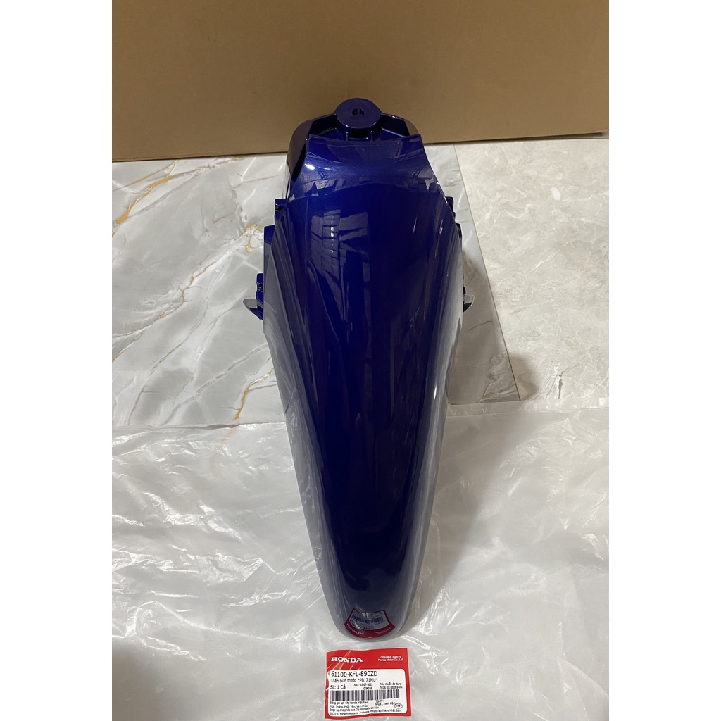Chắn bùn A trước - dè trước HONDA FUTURE 1 màu Xanh đậm. *PB-171M* 61100KFL890ZD