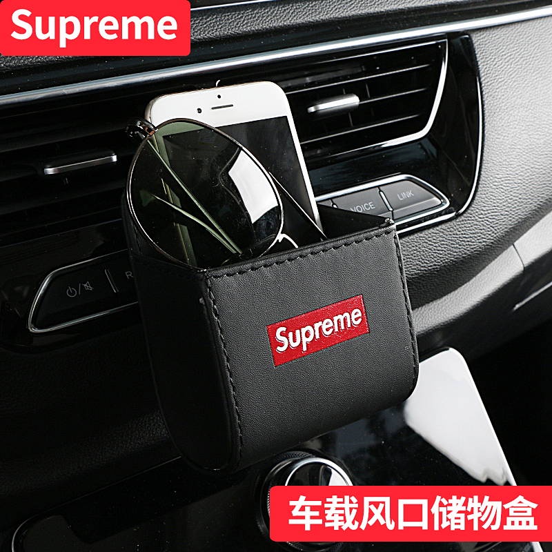 Túi Đựng Điện Thoại Treo Lỗ Thông Gió Xe Hơi In Họa Tiết Hoạt Hình Phong Cách Đường Phố