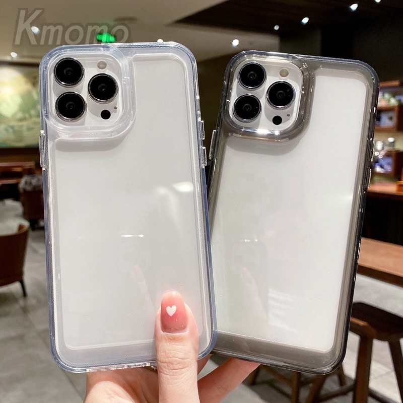 Ốp Điện Thoại Silicon TPU Mềm Trong Suốt Chống Sốc Sang Trọng Cho IPhone 14 Pro Max 13 11 Pro X XS Max 12 14 Mini XR 7 8 Plus