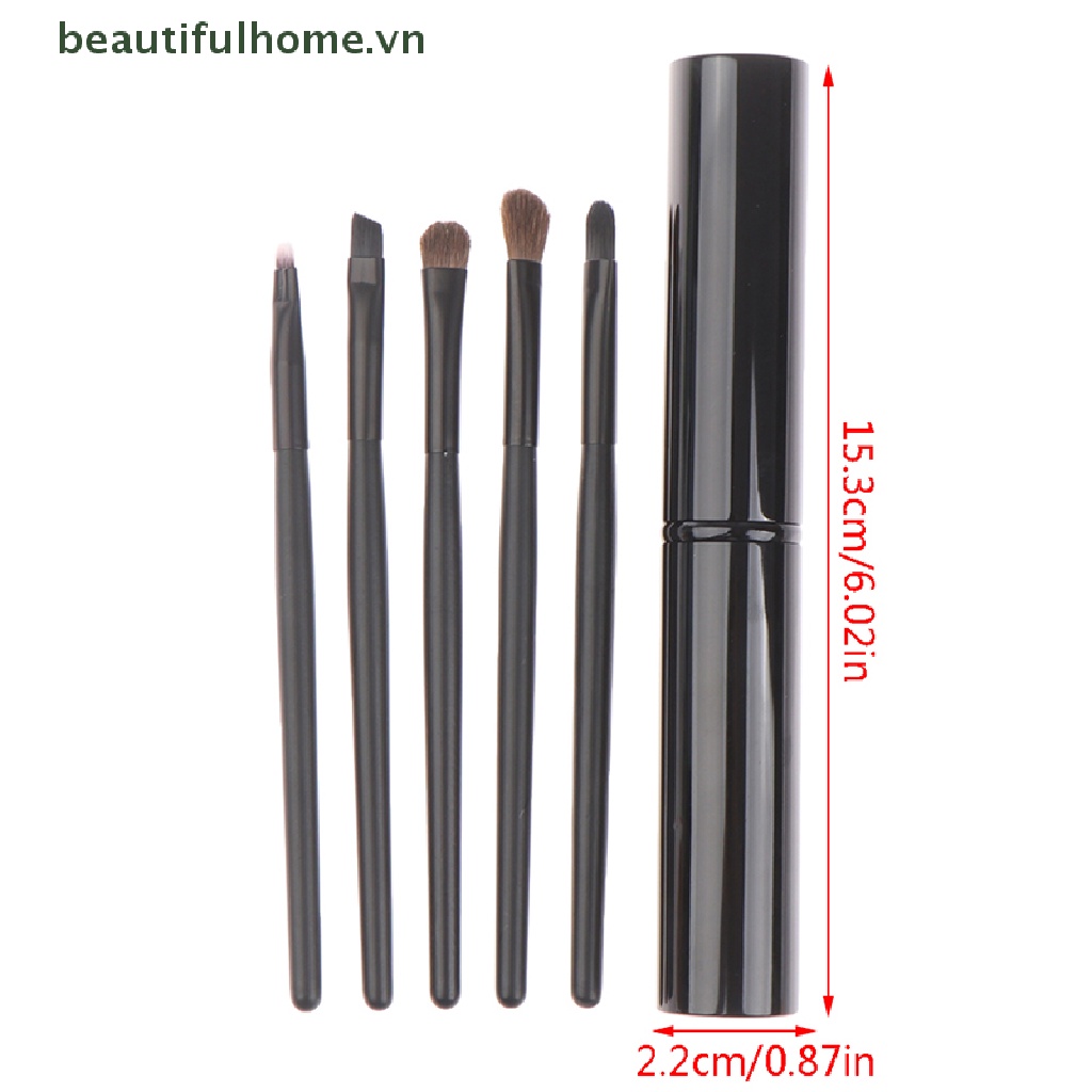 Bộ 5 Cọ Trang Điểm Chuyên Nghiệp Chất Lượng Cao