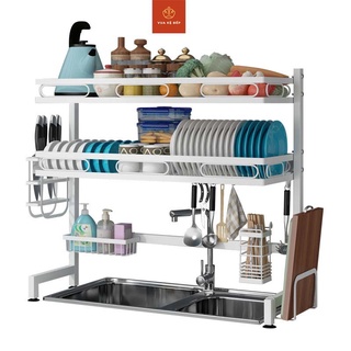Kệ để bát đĩa inox - kệ đựng chén bát inox 304 đa năng chống rỉ cao cấp mẫu mới 2022