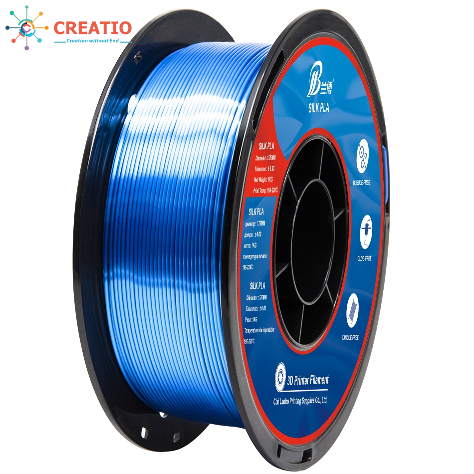 Nhựa in 3D PLA 1.75 Silk Color, giả kim loại 1Kg/cuộn