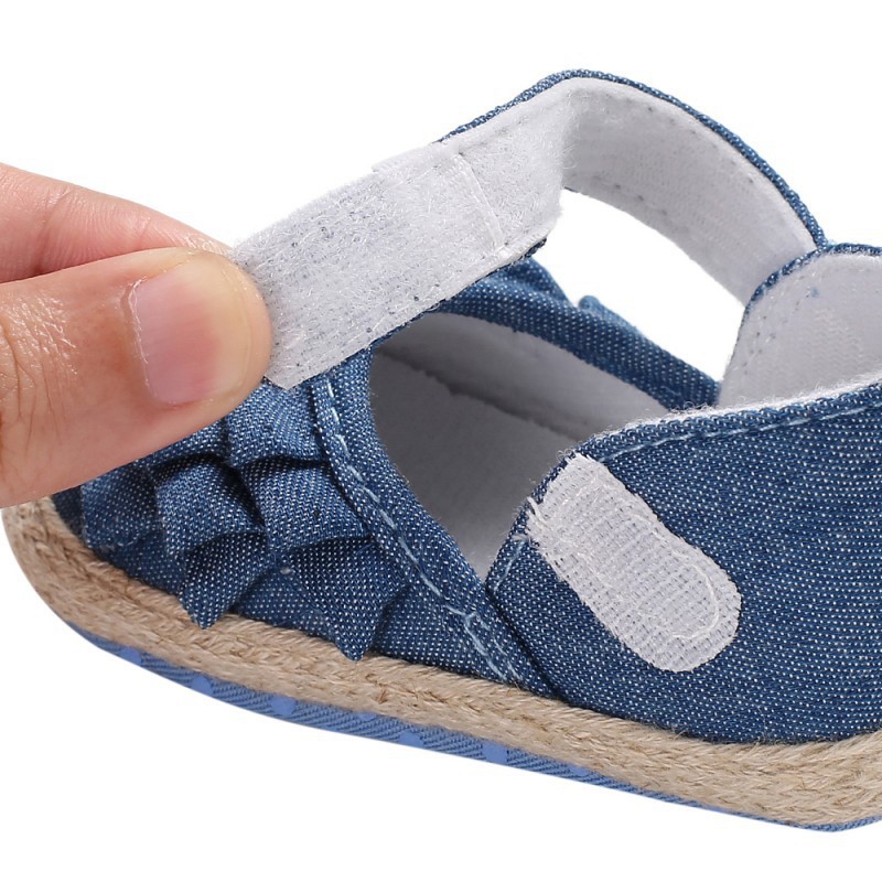 Giày búp bê có quai phối bèo nhún xinh xắn