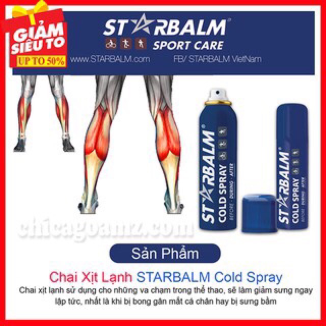 Chai xịt lạnh STARBALM 150ml