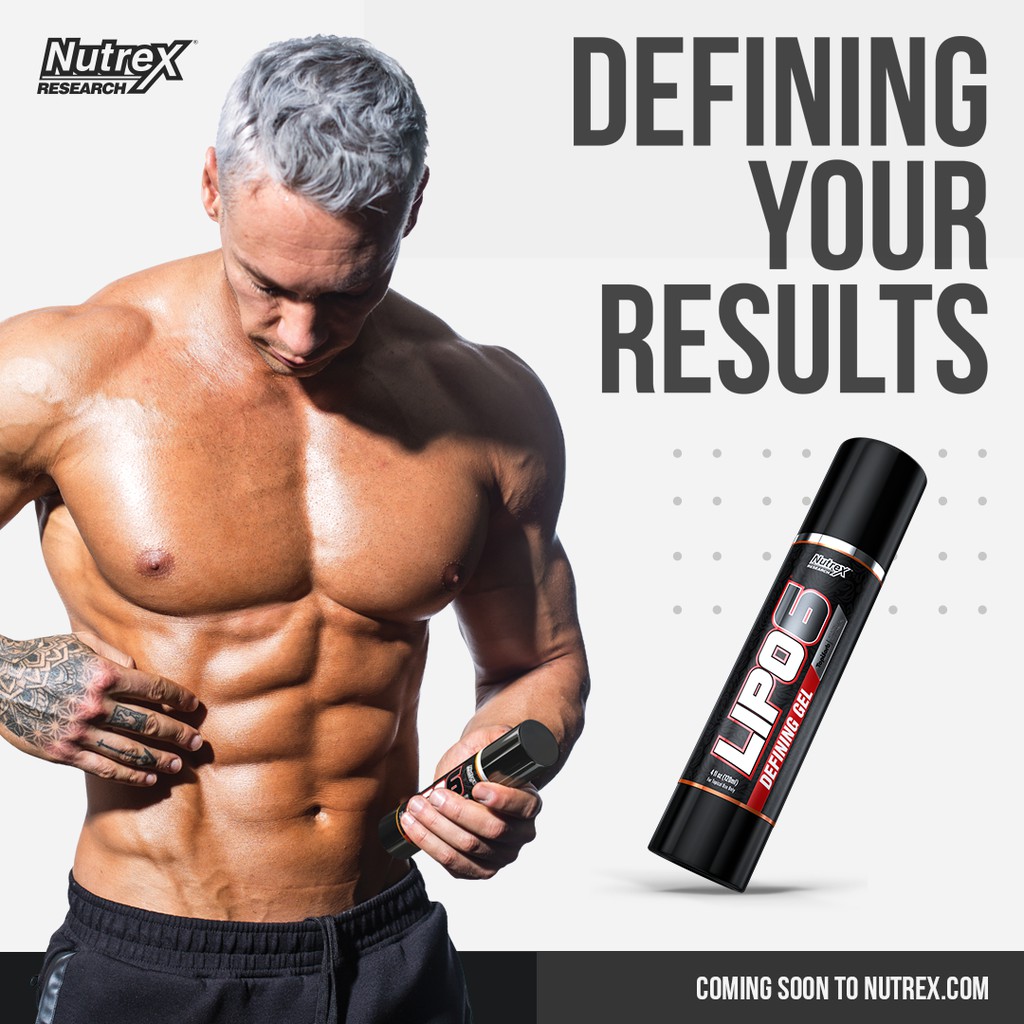 Gel Giảm Mỡ và Săn Chắc Vùng Bụng Nutrex LIPO 6 Defining Gel 120ml