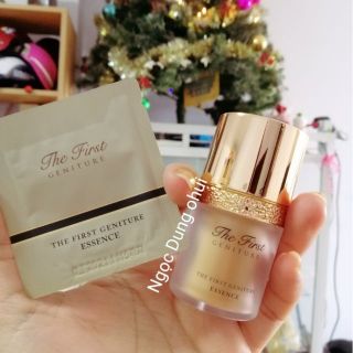 Combo 10 gói dùng thử essence tái sinh da chống lão hóa se khít lỗ chân lông ohui the first 1ml