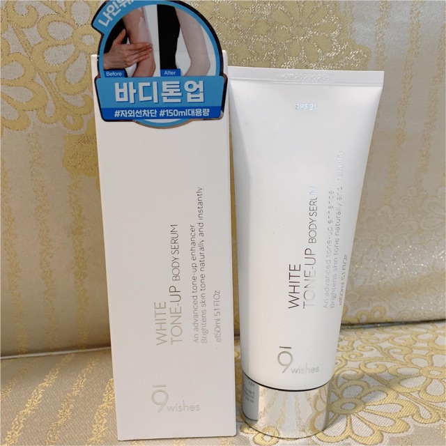 Kem dưỡng body 9 Wishes White Tone Up Body Serum