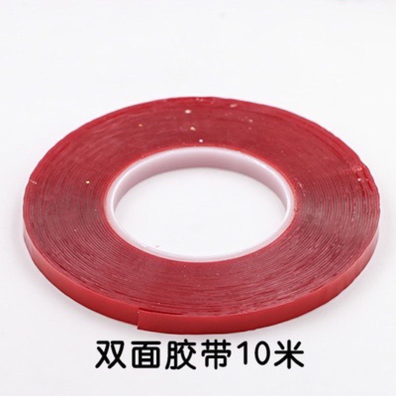 Băng keo đỏ nail , dán móng mẫu , tạo fan mi