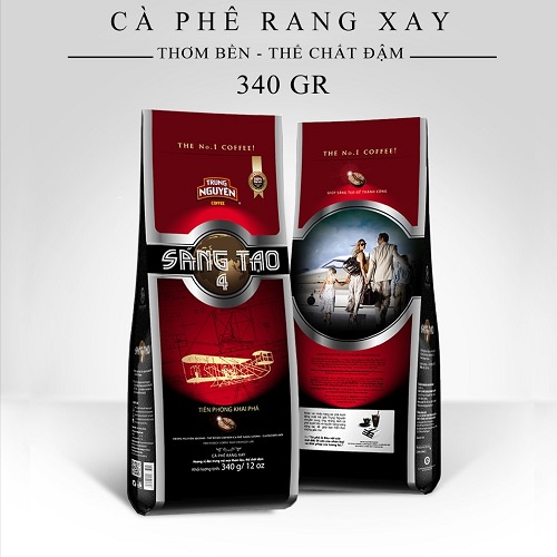 [ Trung Nguyên Legend ] Cà phê Rang Xay Sáng Tạo 4 - 340gr (Arabica, Robusta, Catimor, Excelsa)