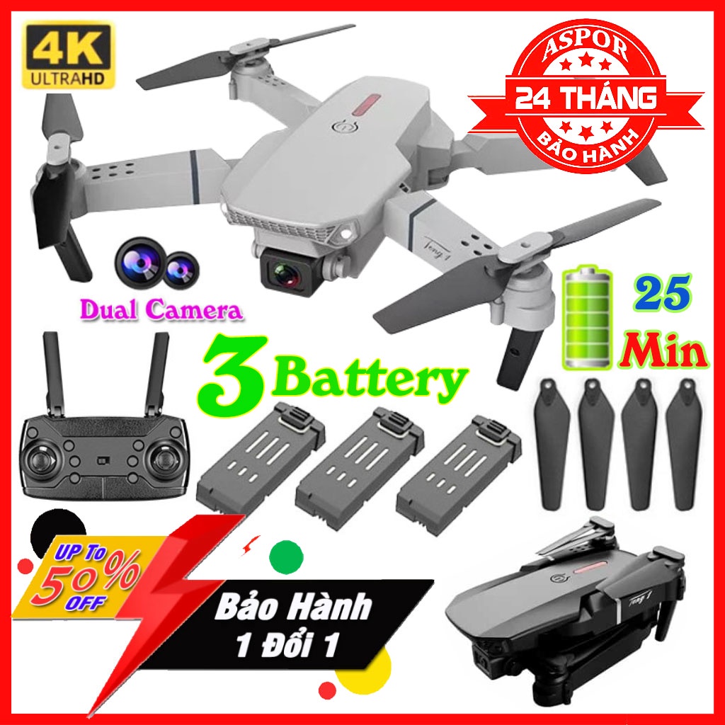 ⚡️Shop Yêu Thích⚡️play cam điều khiển từ xa, flycam mini giá rẻ, drone camera 4k wifi pin khỏe bay x