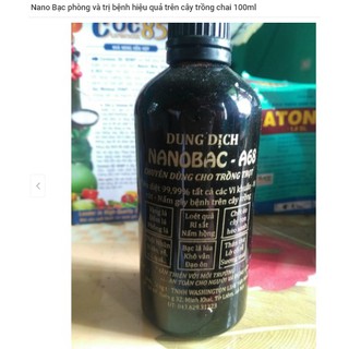 Dung dịch Nano Bạc phòng và trị bệnh hiệu quả trên cây trồng