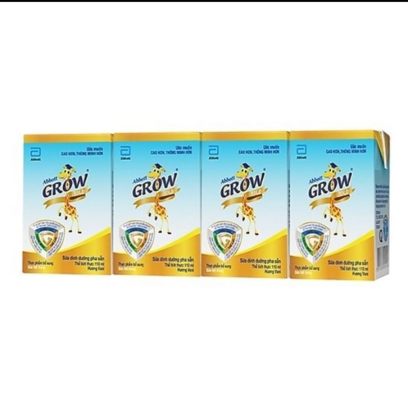 Thùng sữa Abbott Grow 110ml ( 8 lốc)