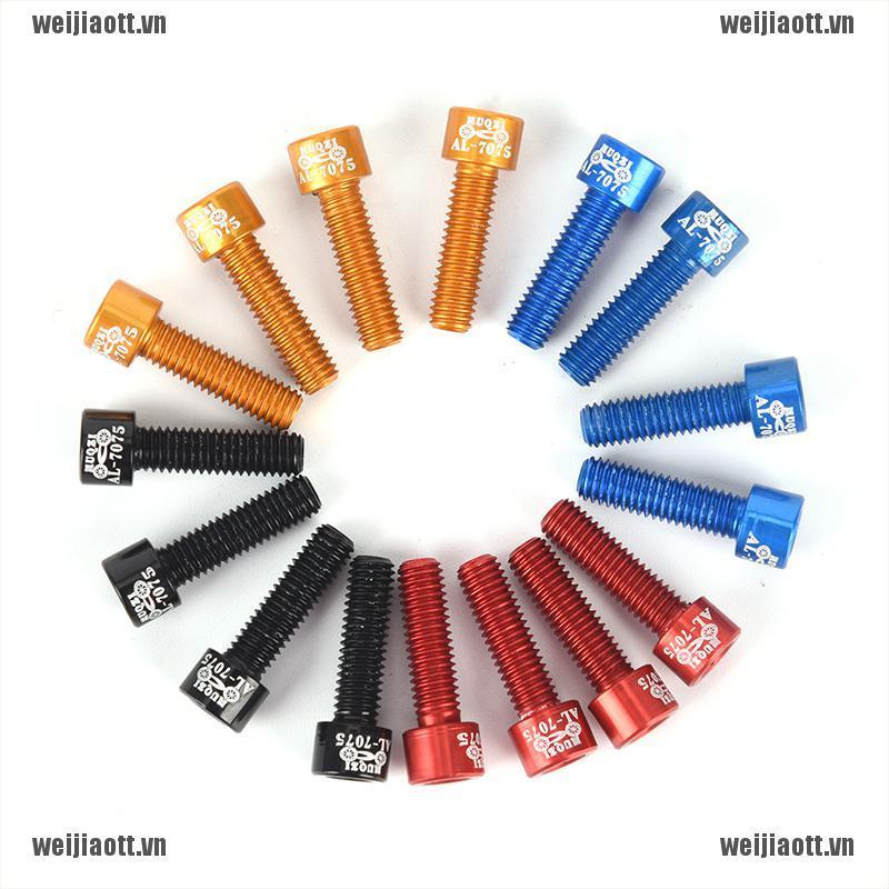 4 Ốc vít M5X17Mm bằng hợp kim nhôm tiện dụng gắn ghi đông xe đạp