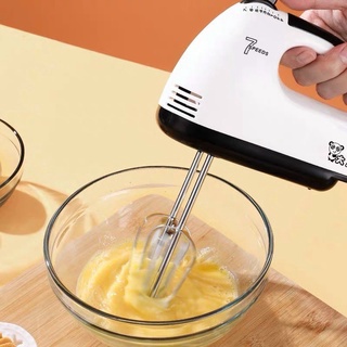 Máy đánh trứng cầm tay scarlett 7 tốc độ Ecozy mini đa năng trộn bột làm bánh