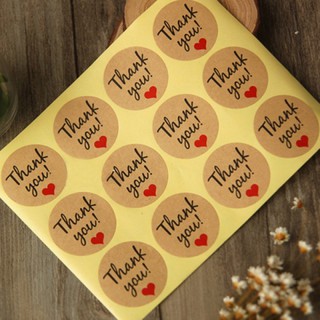 Combo 500 tem  3 cm Tem decal giấy ,sticker thank you, DÁN LOGO- Thiết Kế Theo Yêu Cầu