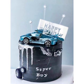 Xe hơi thể thao trang trí bánh