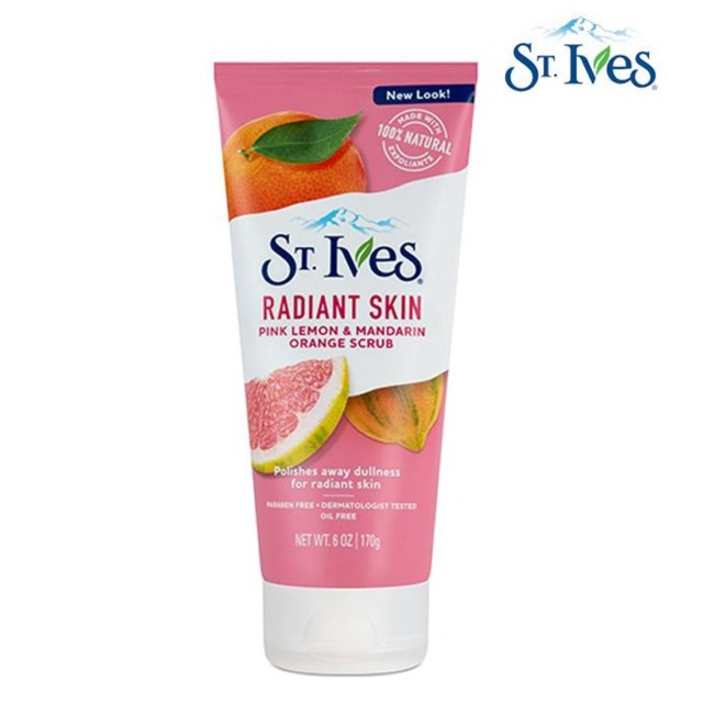 Tẩy tế bào chết St.Ives Scrub Pink Lemon - Mandarin Mỹ