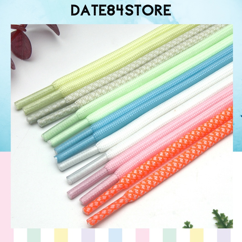 Dây giày cao cấp bản tròn nhiều màu chiều dài 120cm Date84store