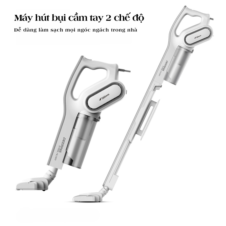 Máy Hút Bụi Cầm Tay Gia Đình Deerma Vacuum Cleaner, Công Suất 600W, Lọc Bụi Diệt Khuẩn HEPA | BigBuy360 - bigbuy360.vn