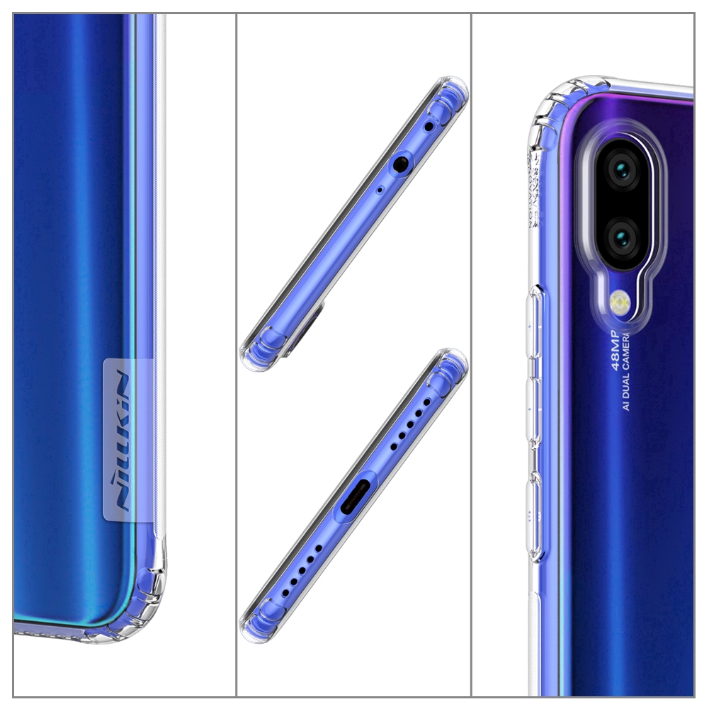 Ốp điện thoại NILLKIN bằng silicon dẻo trong suốt cho Xiaomi Redmi Note 7 Pro