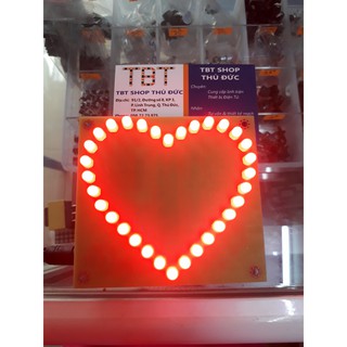 Mạch led trái tim 50 hiệu ứng